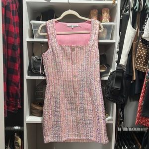 Endless Rose Sparkle Tweed Dress